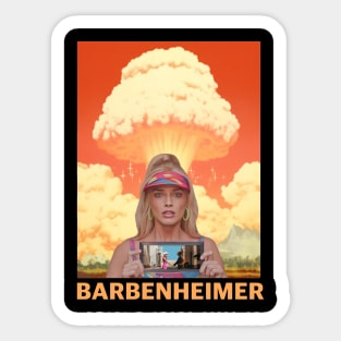 Barbie x Oppenheimer // Barbenheimer Sticker